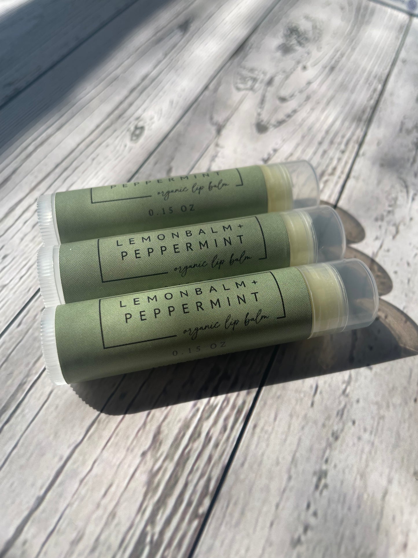 Organic Lemon Balm & Peppermint Lip Balm